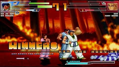 Kim Jae Hoon (Me) and Kim Kaphwan vs  Cody and Terry Bogard
