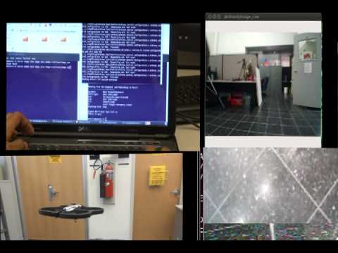 DASL-ARDRONE teleop with keyboard in ROS using ARDRONE BROWN stack in Brown-ros-package