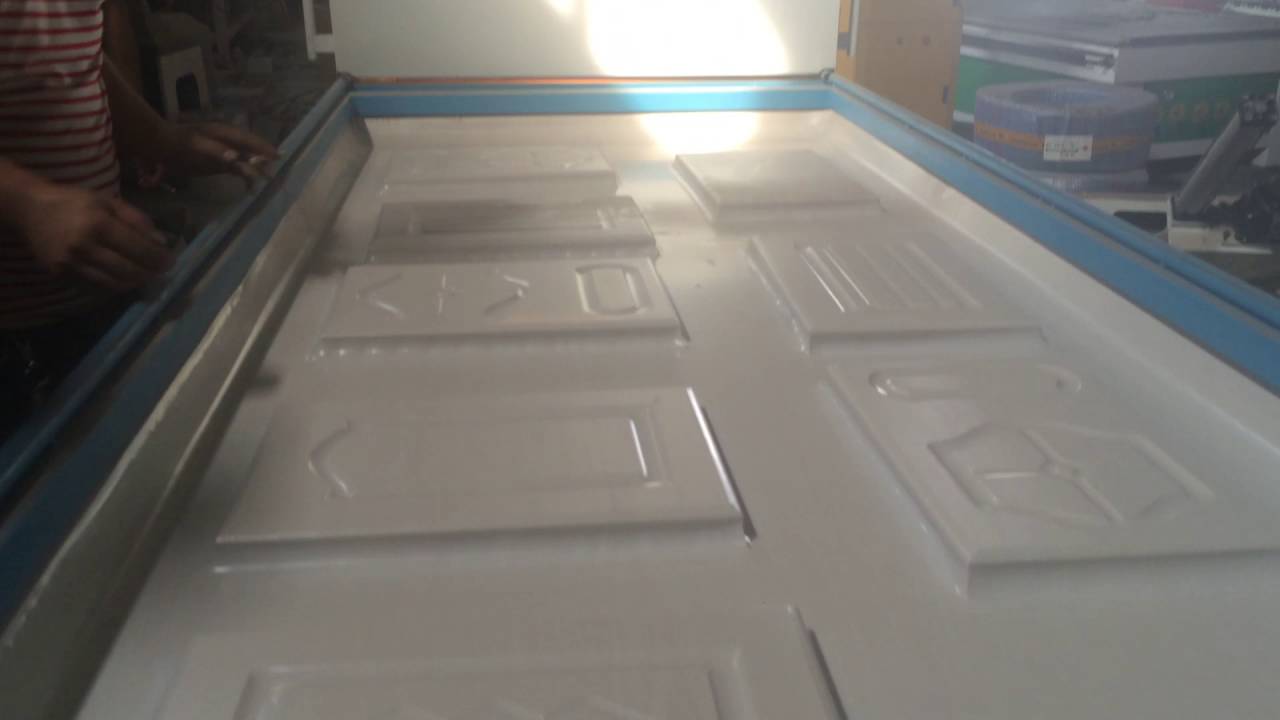 Vacuum Membrane Press Machine For Kitchen Cabinet Door Making