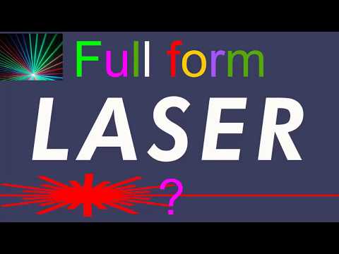 What Is The Full Form Of Laser