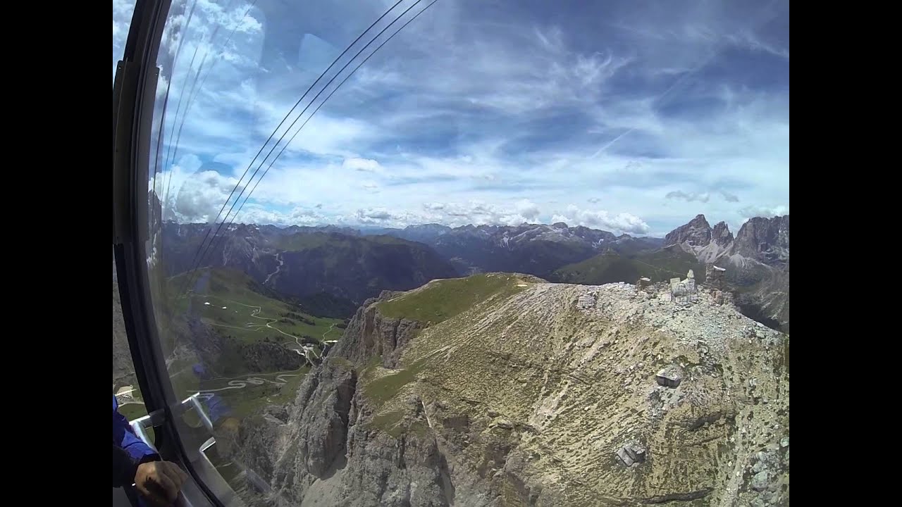 Pordoi Gondola Dolomites YouTube