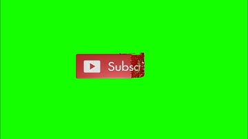 Green Screen Subscribe Button Animated paint peeling 4K UHD - Royalty Free Video #Greenscreen