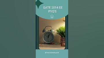 GATE 2014 (SET-1) Electrical Engineering 📑🖋️✨ || 2M problem solving #short #education #gatepyq #pyq