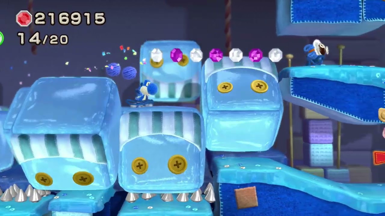 Yoshi's Woolly World - 5-8 - Eisberg-Snifits Schloss