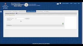 Search Certificate of Title