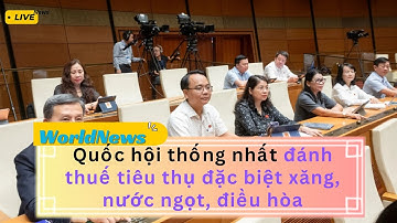 Quốc hội thống nhất đánh thuế tiêu thụ đặc biệt xăng, nước ngọt, điều hòa #tintuc #news #worldnews
