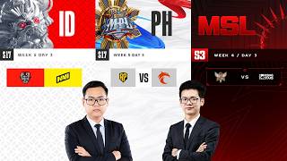 [OFFICIAL RESTREAM] MSL(S3) MPL ID/PH/MY (S17)-W5D3 [PART-6] 🇲🇲LIVE🔴