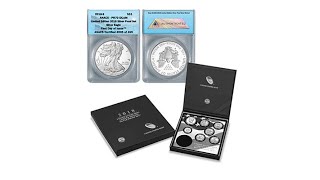 2018 PR70 ANACS DCAM FDOI LE of 459 SMint Silver Proof 8...