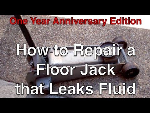 How To Repair A Floor Jack That Leaks Fluid 1 Year Anniversary