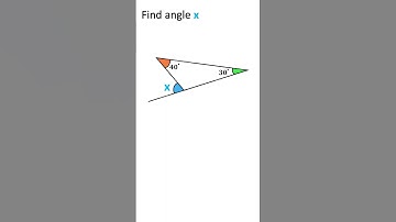 Find angle x.  #shorts #shortsvideo