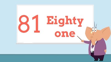 81 to 90 numbers with spelling | number name 81 to 90 | সহজ উপায়ে 81 to 90