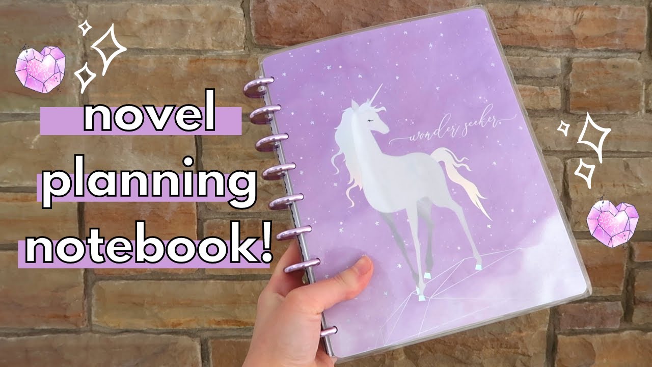 My New Novel Plotting Notebook | Happy Planner for Writers | Plotting My Novel in a Happy Planner