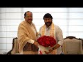 Chiranjeevi met fellow Padma Vibhushan awardee Venkaiah Naidu