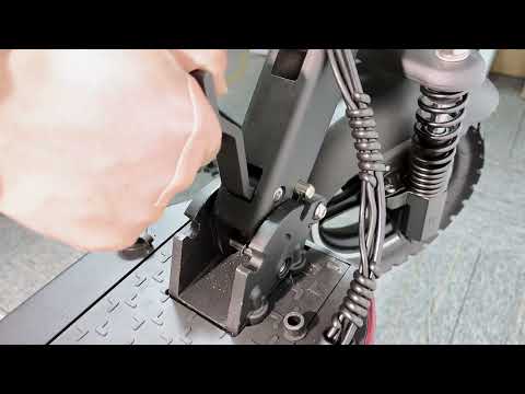 How to replace the folding lever on JOYOR Scooter Y6S Y8S folding structure