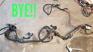 HOW TO: REMOVE FOXBODY WIRING HARNESS!