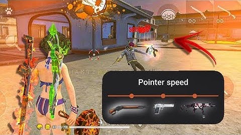 new ( HEADSHOT SETTING ) free fire ( POINTER SPEED) Headshot setting with PROOF
