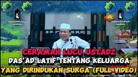 Ceramah Lucu Ustadz Das