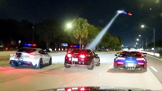 POLICE CHASING STREET RACERS AT FL2K23!