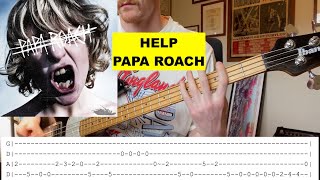 Help - Papa Roach bass cover 🎸