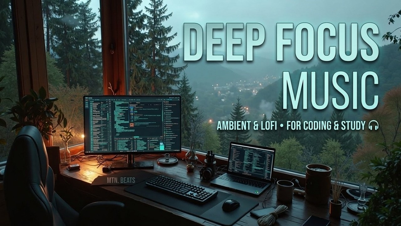 Chill coding music - lofi hip hop for deep focus and flow state - work ...