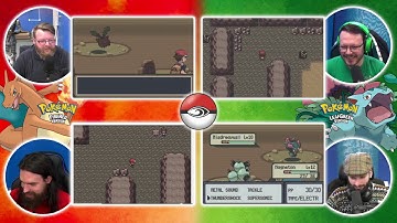 Pokemon 1st Ever Randomizer 4 Way Race #2 Fire Red / Leaf Green