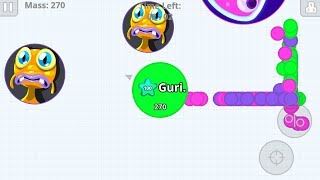 INSANE DOUBLE CANNON SPLIT EVER??EPIC PRE SPLIT -AGAR.IO MOBILE