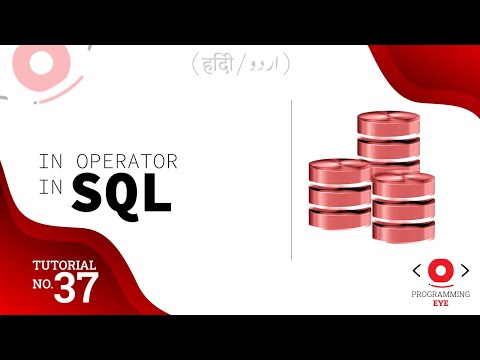 IN Operator in SQL | Lecture 37 | Hindi / Urdu | Programming Eye
