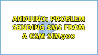 Arduino: Problem sending SMS from a GSM SIM900