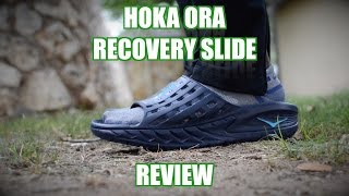 hoka one men's one ora recovery slide reviews