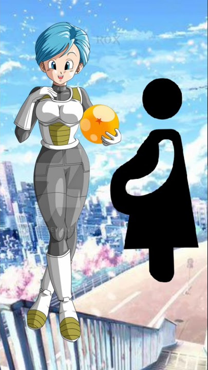 fusion dragon ball characters in pregnant mode #anime #dbs #shorts