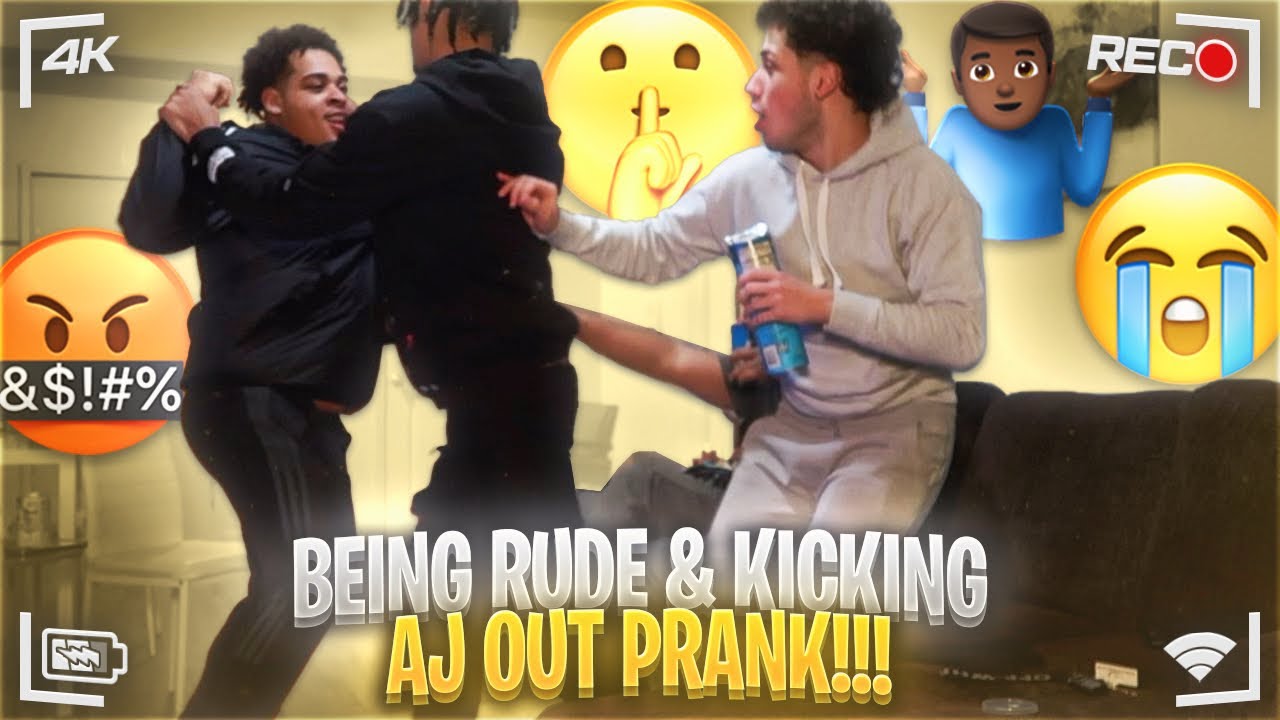Kicking AJsoWaveyyy out the crib (things get physical) YouTube