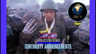 Doctor Who: The Curse of Fenric (Continuity Announcements 1989) - BBC 1