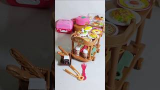 Organizing Mini Pushcart!! #minisatisfying #miniature #minitoys #asmr #satisfying #diy #toys