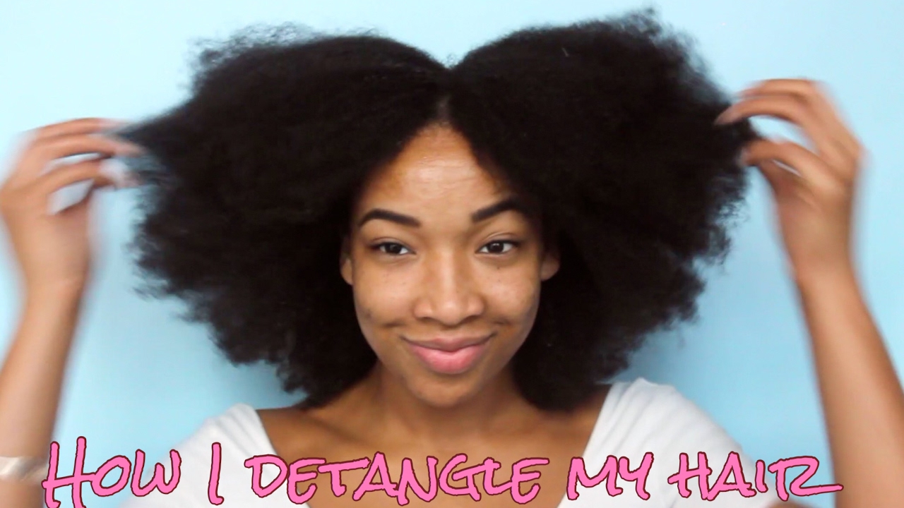 How I detangle my 4c Hair YouTube