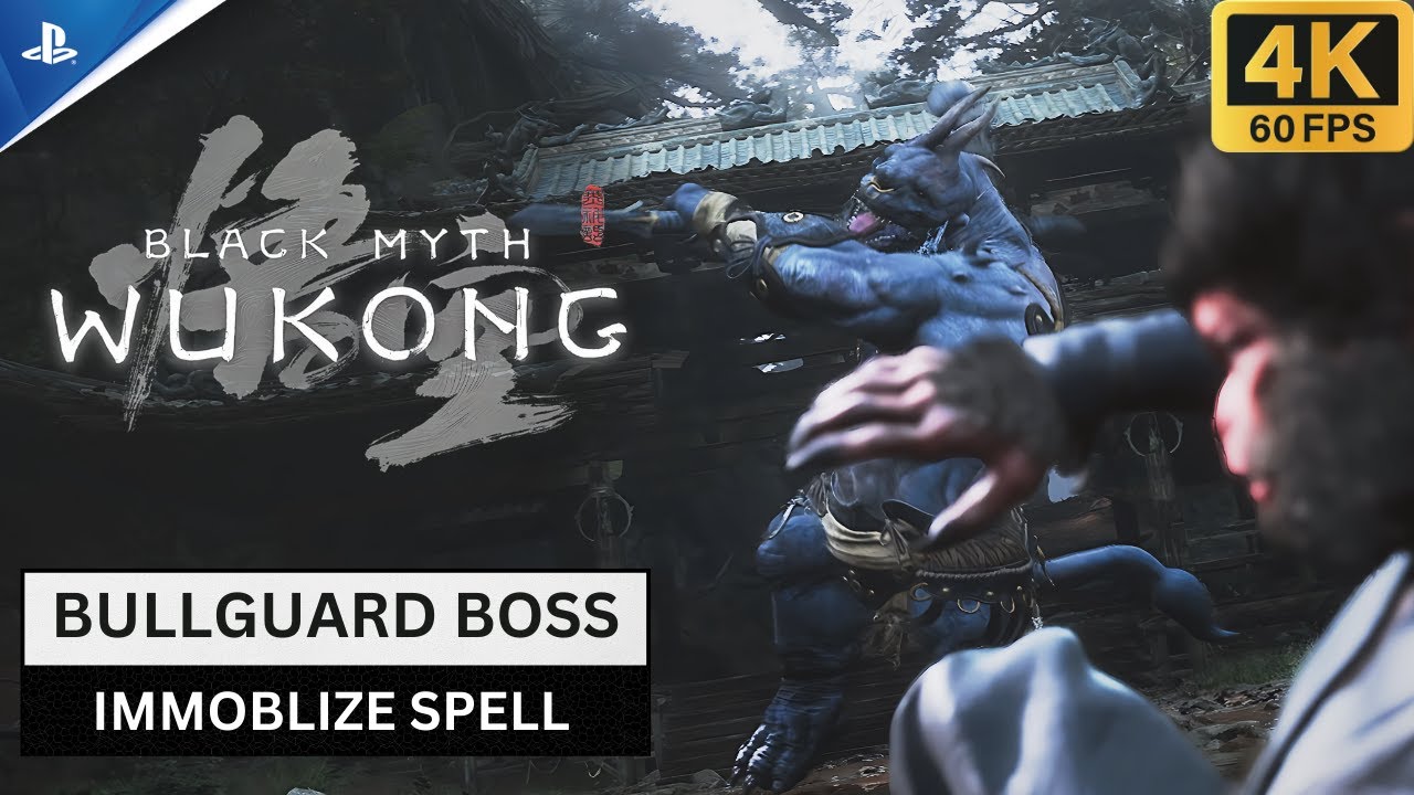 Black Myth: Wukong Bullguard | BOSS FIGHT - Immobilize Spell #Bullguard ...