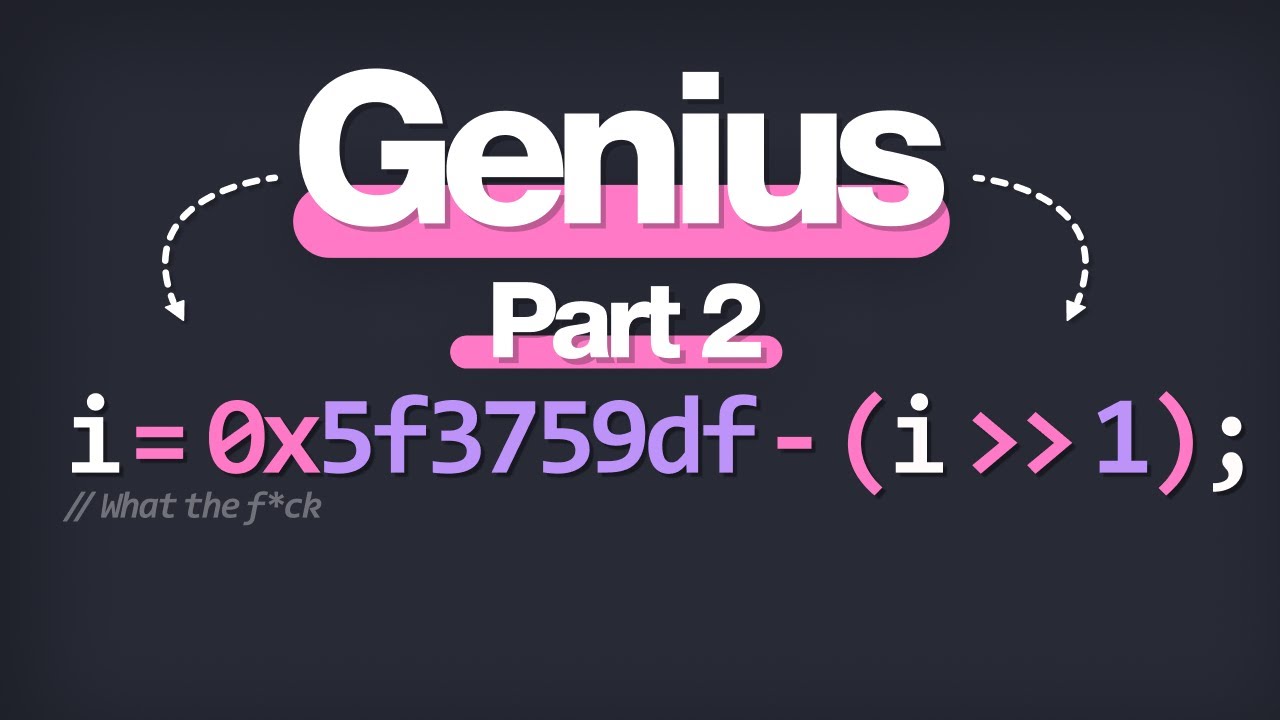 The GREATEST Line of Code Ever Written | Part 2 - YouTube