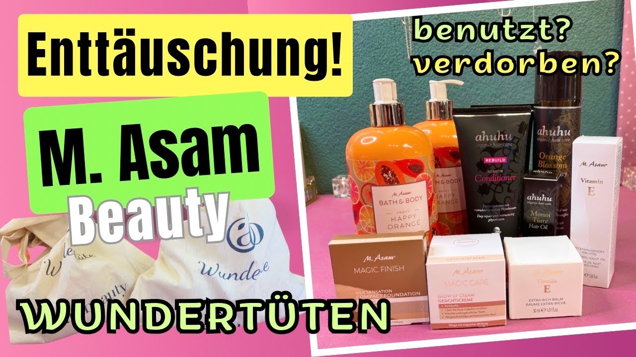RUNDE 2: NICHT das Geld wert?!🫣| Asambeauty WUNDERTÜTE August 2024 | Doppelunboxing !