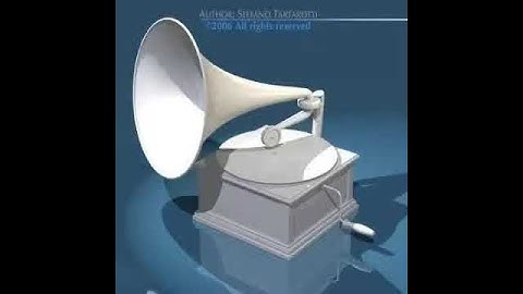 3D Model Phonograph Review