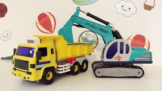 【工程車、怪手、挖土機、貨車】Construction vehicles