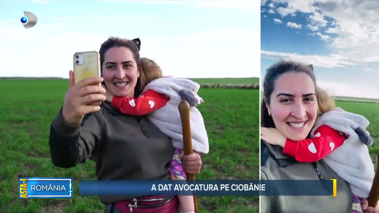 Asta-i Romania - Cristina Teleanu a lasat lumea poleita si si-a facut lumea ei! Ciobanita din Braila