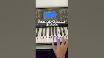 Thumbnail of Tsukuyomi - Kyuseishu 月詠み「救世主」 Easy Piano #notpianika #notangka #easypiano #anime