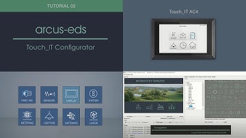 Touch_IT-AC4 -  4.3" KNX display programmed with TouchIT configurator