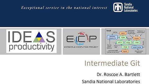 IDEAS-ECP Webinar: Intermediate Git