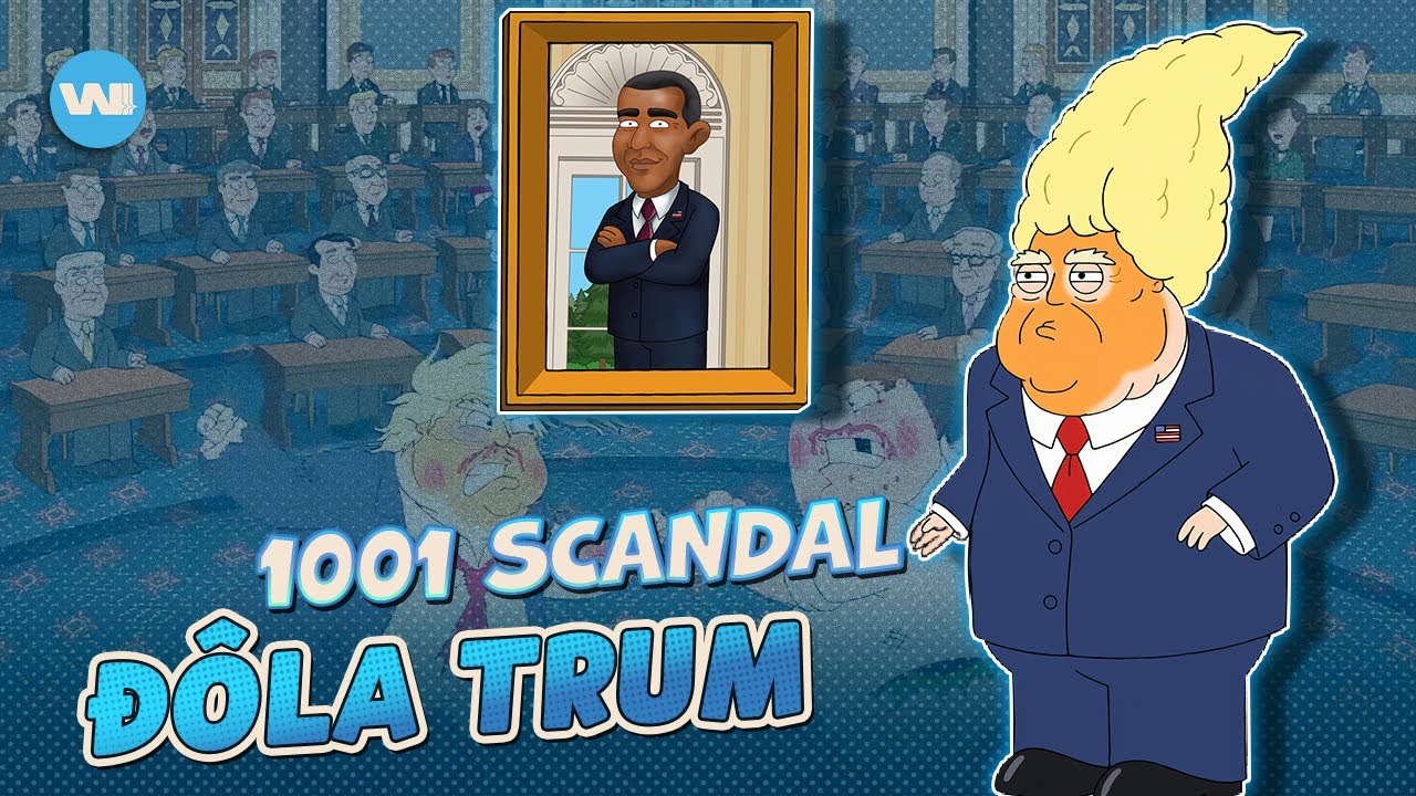 NHỮNG LẦN FAMILY GUY XỈA XÓI & CÀ KHỊA TỔNG THỐNG TRUMP