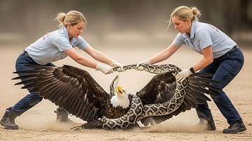 Animal Rescue: Rescue Mother Eagle from the giant python attack