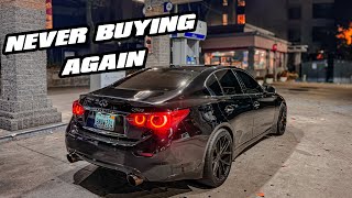 I WILL NEVER BUY THE SKYLINE TAIL LIGHTS AGAIN FOR MY INFINITI Q50!