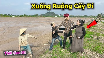 Sốc - Kiên Chổi Quá Đáng Bắt Phạm Thư Ra Đồng Làm Ruộng Khi Đang Bầu