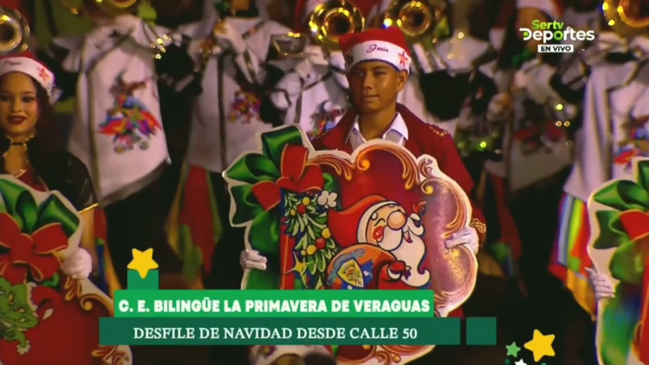 Banda de Música La Primavera - Desfile de Navidad Panamá 2024