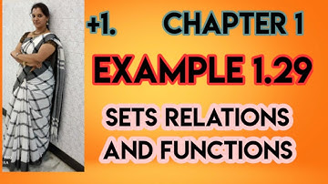 #TN-11TH MATHS NEW SYLLABUS//Chapter 1//Example 1.29//Sets Relations and Functions#
