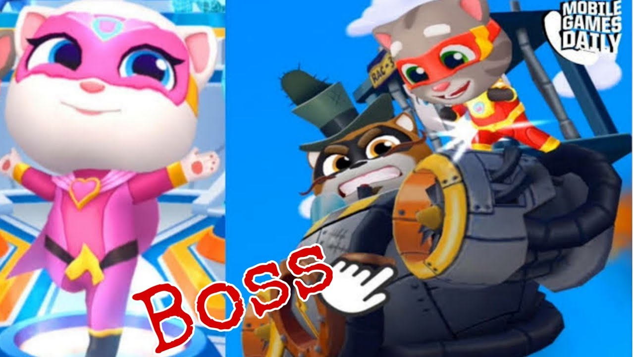 Talking Tom Hero Dash Final Boss 👹 Talking Tom Hero Dash Trailer Android/iOS Gameplay YouTube